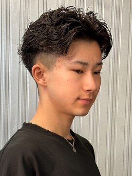 エルマーク 京橋(L-MARK) スパイキーショートザクザクショートアップバングツーブロック