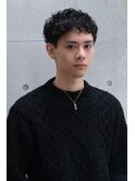 クロップパーマ 長めクロップスタイル