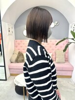 サンド 大阪梅田(sand)&nbsp;@morii_sandボブウルフ/黒髪/ネビージュ/小顔/ワンレン/大阪梅田