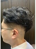 リバースパーマ<理容室>[メンズ/眉毛/バーバー/御徒町]