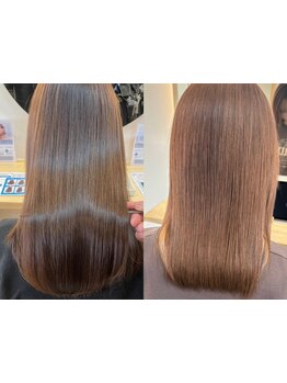 絹のような手触りが叶う＜髪質改善トリートメント＞でお悩み解決◎白髪染めの常識を覆すお洒落なカラーも♪