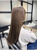 ブリーチありミルクティーベージュ