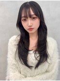 レイヤー/ネビージュ/韓国ヘア/イメチェン/縮毛矯正/吉祥寺