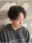 【soie井上】ウェーブスパイラルパーマ/ツーブロック