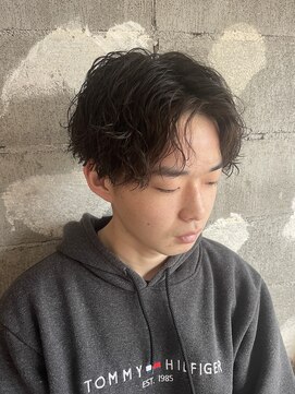 ソワ 四日市(soie) 【soie井上】ウェーブスパイラルパーマ/ツーブロック