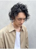 メンズ波巻きスパイラルパーマ