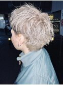 スパイキーショート/ハイトーンスパイキー/束感ショート