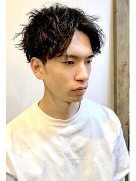 スリー(three) メンズショート　ツイストスパイラル