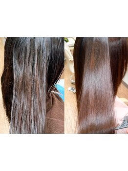 うねり・ボリュームでまとまらない方はぜひ【bios hair】へ!!美しい毛流れに変えることで扱いやすい髪に♪