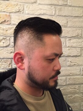 グラッドバーバードットエビス 恵比寿(GLAD BARBER. EBISU) サーフカール/スパイキーショート/ブルーブラック[恵比寿]