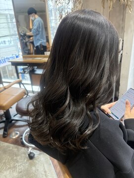 アヴァンスアンス 広島袋町店(AVANCE.ens) オリーブグレージュカラー