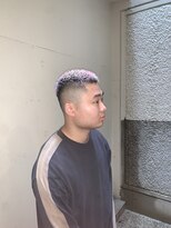 メリケンバーバーショップ フクオカ(MERICAN BARBERSHOP FUK)&nbsp;べリーショートダークアッシュニュアンスパーマ韓国マッシュ