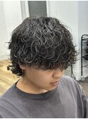 波巻きパーマ