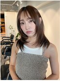 ◎韓国ヘアー顔周りレイヤーおくれ毛前名駅名古屋駅前髪質改善