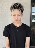 スパイキーショート/ハイトーンカラー/メンズショート
