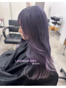 アオ(ao.) ラベンダーグレー/透明感カラー/髪質改善