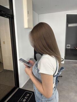 ナンバー 竪町(number+) ことりベージュミルクティーベージュシースルーカラー大人可愛い