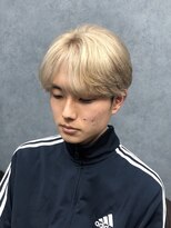 クレオ 福大通り店(CREO)&nbsp;マッシュ×ホワイトベージュカラー