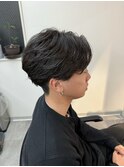 MEN'S/韓国/ショートフェザーパーマ/下田優也