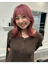 ヴィア 京都烏丸(Via)&nbsp;10代20代30代/ピンクラベンダー/ハイトーン／髪質改善／ブリーチ