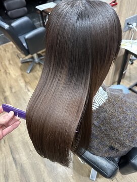 ブレンドバイハピネス(Blend by happiness) 髪質改善トリートメントストレートロングレイヤー20代30代40代