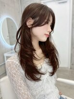 アイヴィ 表参道(IVY)&nbsp;ワンカールがトレンド！横顔美女顔周りカット韓国ハッシュカット