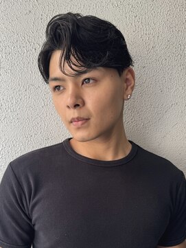ハイプ メン 藤沢(HYPE MAN) フェザーパーマニュアンスパーマ毛流れパーマガイルヘア