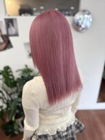 アロハナ 津店(ALOHANA)&nbsp;三重/津市/津新町/ホワイトカシスピンク/ダブルカラー/髪質改善