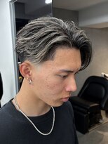 アクロ 本店(ACRO)&nbsp;ホワイトメッシュ/センターパート/フェード