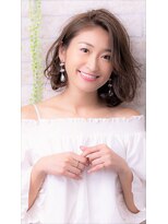 ソア 武蔵小杉(SOAR) 毛先パーマネオウルフ小顔外ハネボブアッシュブラウン