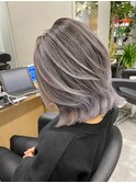 ラベンダーグレージュ×エアタッチバレイヤージュ