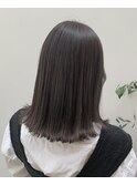 グレージュカラー/切りっぱなし