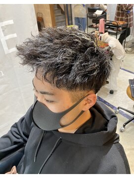 ブレイブ ヘアデザイン(BRaeVE hair design) メンズツイスト＋ハイライトスタイル