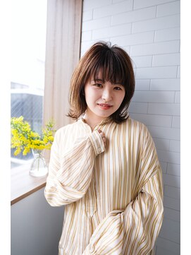 サングース(Sungoose) Sungoose カーキグレージュ大人かわいいフェザーバング