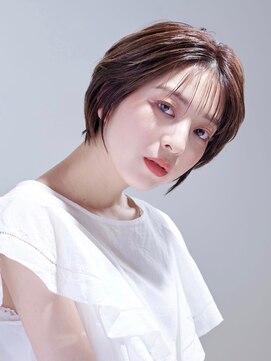 ユニックス Mark Is みなとみらい店(UNIX) 【UNIXみなとみらい】ほめられ小顔ショート#白髪ぼかし#ゼロテク