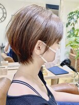 ジェービーヘア 稲毛(jb hair)&nbsp;大人ショートペールベージュセクションカラー