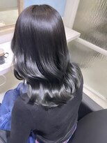 アソビ 表参道(ASOBI)&nbsp;ブリーチなしダブルカラー　ブルーブラック