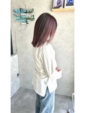 ムード タテマチ(mood tatemachi) ラベンダーピンクバレイヤージュ