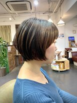 ポタム 東中野(potamu)&nbsp;前下がりショートボブ