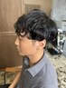 【相談しながら進められる】メンズカット＋パーマ 9,900円～（新規限定）