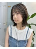tuuli miyu 切りっぱなしボブ/地毛風縮毛矯正