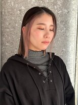 サンク 原宿 表参道(cinq)&nbsp;インナーカラーイヤリングカラーハイライトローライトブリーチ