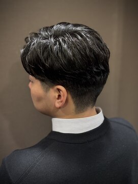 ヒロギンザ 六本木店(HIRO GINZA) ニュアンスパーマ×ツーブロック