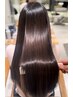 【圧倒的なツヤと収まり】髪質改善ストレート＋こだわりカット￥23440→