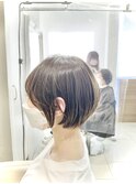 丸みショートボブ【Ash大泉学園 横山】