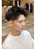 アップバングショート