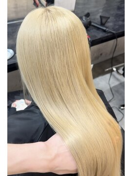 メゾン 心斎橋店(Maison) 心斎橋/ブリーチ/ホワイトブロンド/ミルクティーベージュ