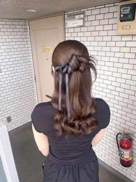 ソノ(sono) ハーフアップ カチモリ イベントヘア