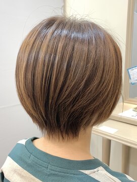 アルターリール(aL ter Rire) くびれヘア/アプリコットオレンジ/ハイライトカラー/福原遼華