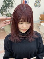 パークレーン アイス イヴェン(park lane ICI yeven)&nbsp;ブリーチなしWカラー10代20代ピンクパープル/akane